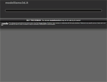 Tablet Screenshot of modellismo3d.it